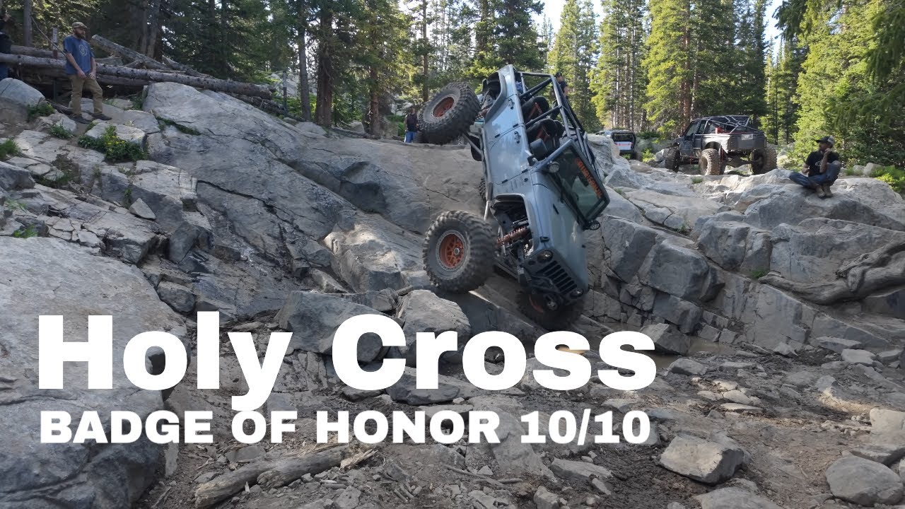 Holy Cross City Colorado - Cleveland Rock on Hardest Badge of Honor Trail (10/10 Difficulty)