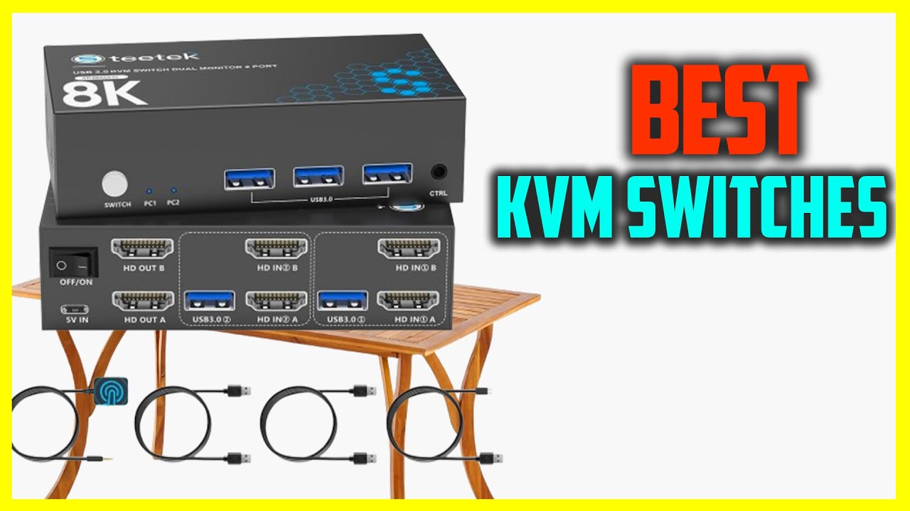 Top 5 Best KVM Switches 2025 | Multi-Computer Control Made Easy