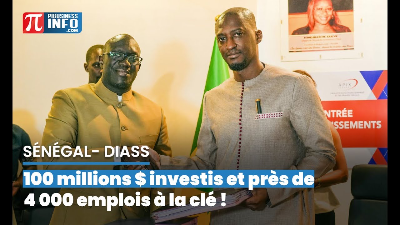 Sénégal  Diass :  100 millions $ investis et près de 4 000 emplois à la clé !