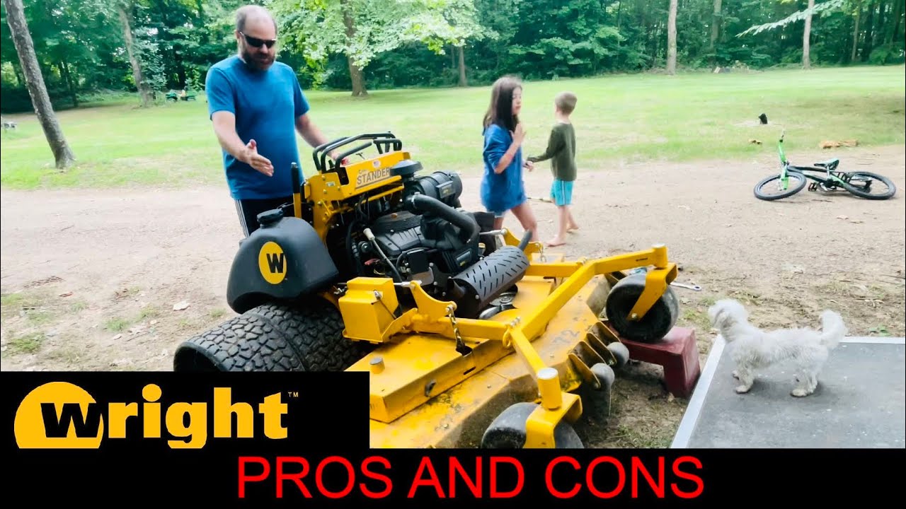 WRIGHT ZK STANDER |75-часовой обзор | Плюсы и минусы |неофициальный обзор газонокосилки Wright |