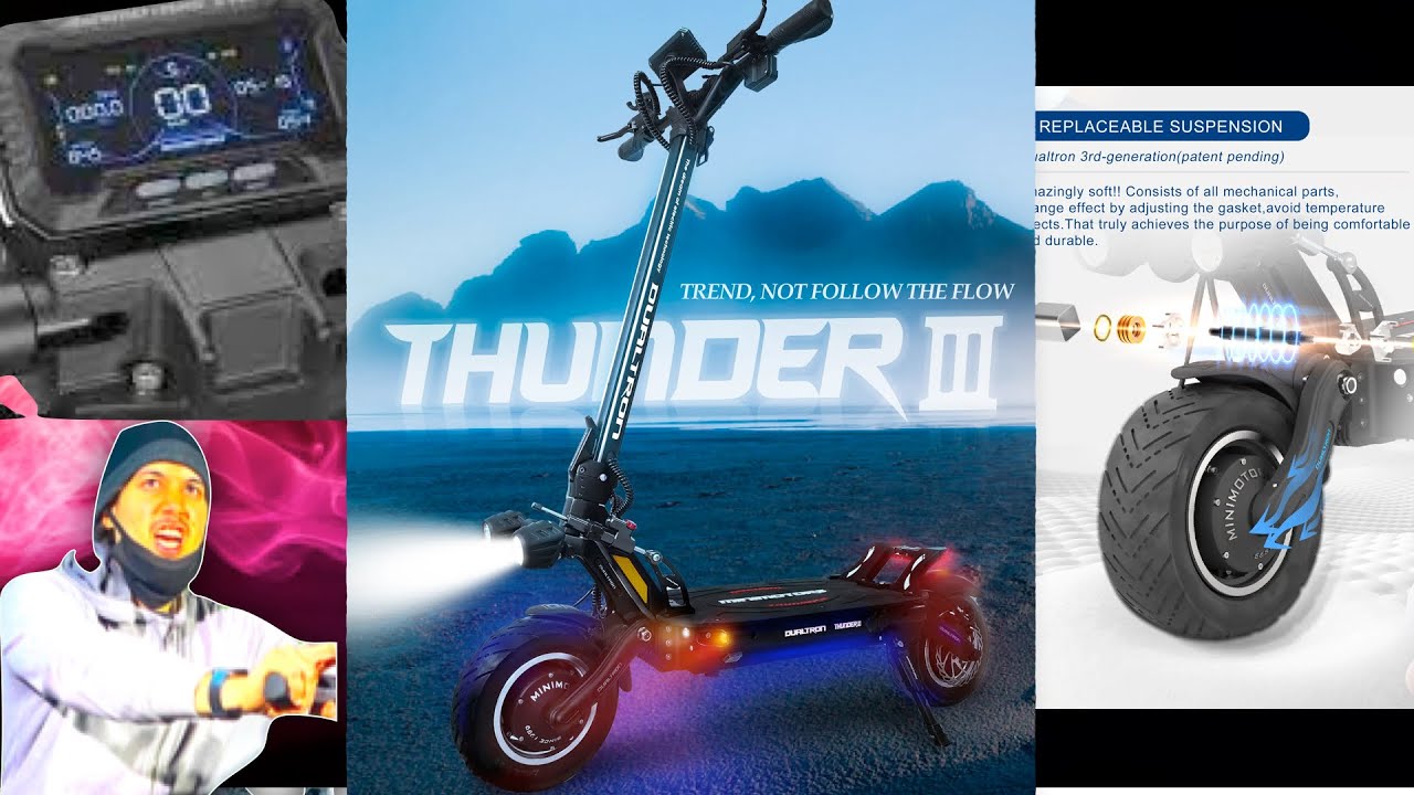 Dualtron Thunder 3 | Close Up Look Powerful eScooter of Minimotors #escooter #escooter