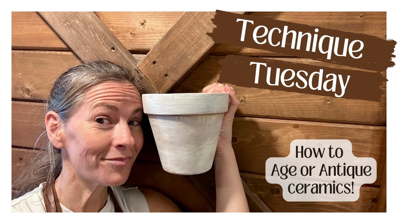 Technique Tuesday! How to age or antique ceramics!