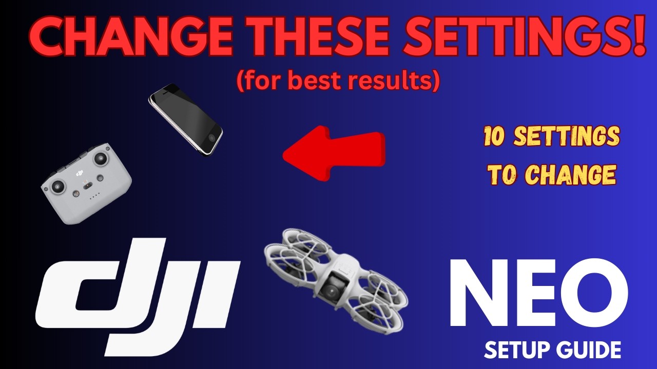 DJI Neo: 10 основных настроек для ЛУЧШЕГО видео