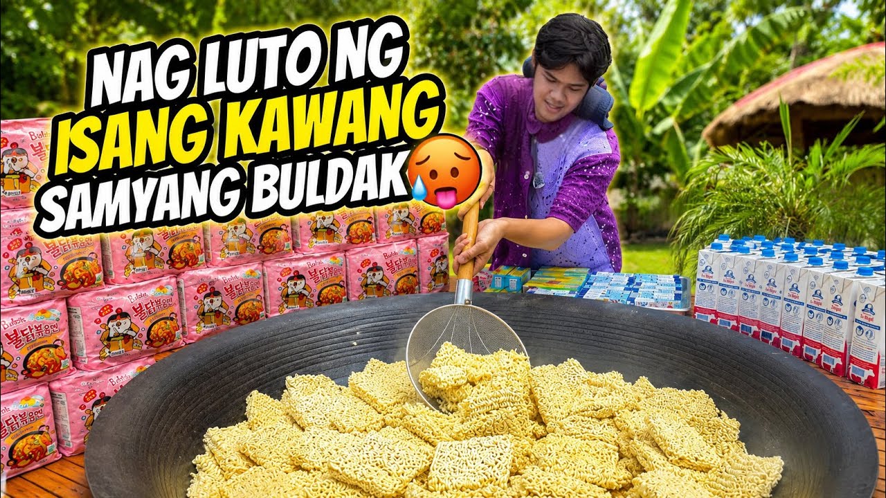 NAG LUTO AKO NG ISANG KAWANG SAMYANG BULDAK PARA IPAMIGAY|ALEXIS VINES