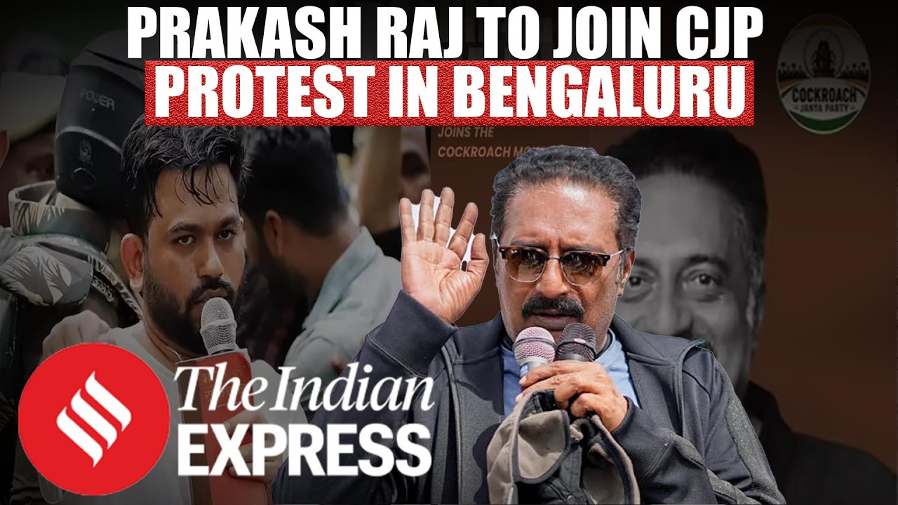 Prakash Raj to Join CJP Protest in Bengaluru, Calls for Government Accountability