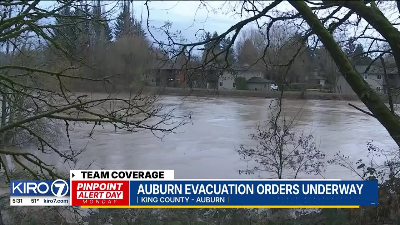 LEAVE NOW: Level 3 evacuation order near Green River in Auburn