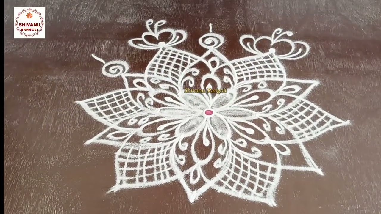 3x2 Dots Daily Use Rangoli | Easy Morning Muggulu | Beautiful Design Kolam | Festival Rangoli