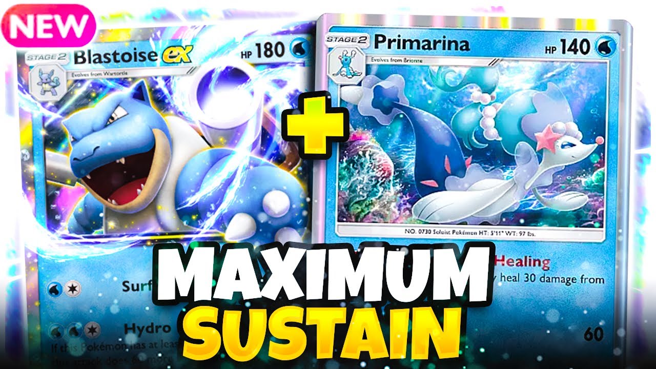 This Blastoise and Primarina Deck Is Practically Unkillable