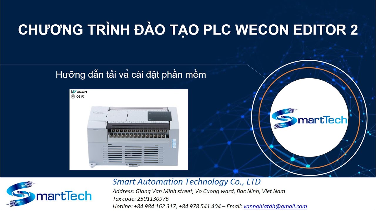 PLC Wecon 5V Training Video 1 Tải và cài đặt phần mềm