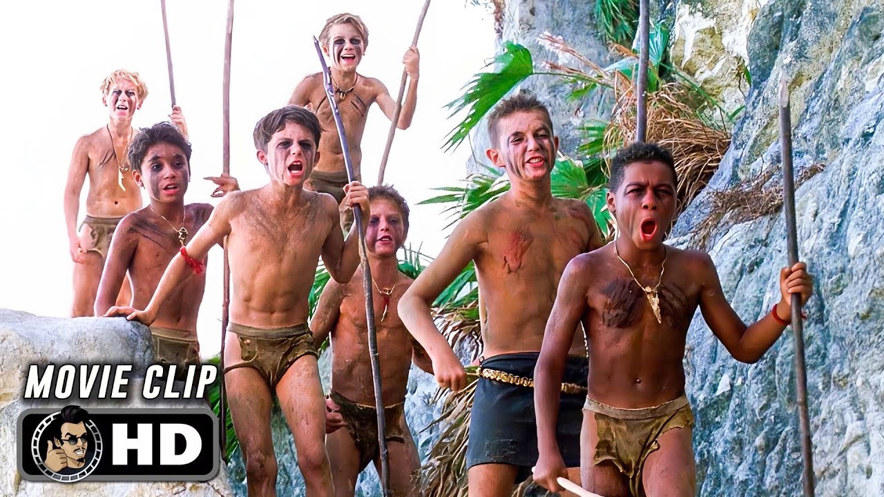 Piggy's Final Scene | LORD OF THE FLIES (1990) Movie CLIP HD