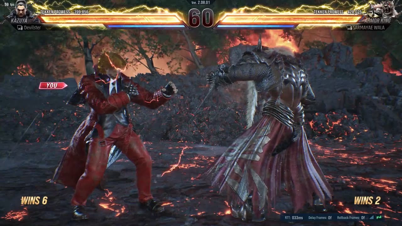 Wavu Wavu Kazuya Fights Crazy G.O.D Armor King!