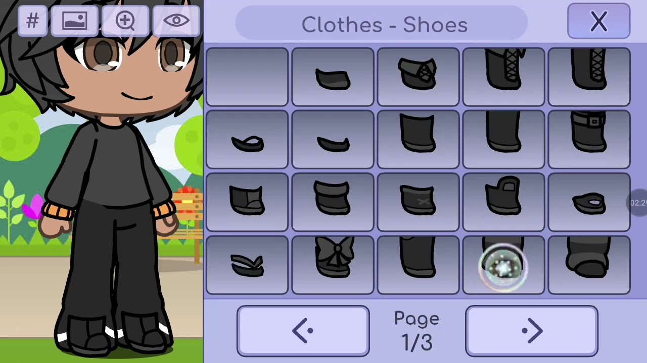 Fazendo eu e meu irmão no gacha life.