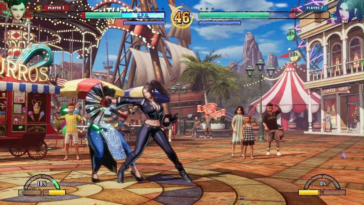 FATAL FURY: City of the Wolves Chun Li vs. Mai