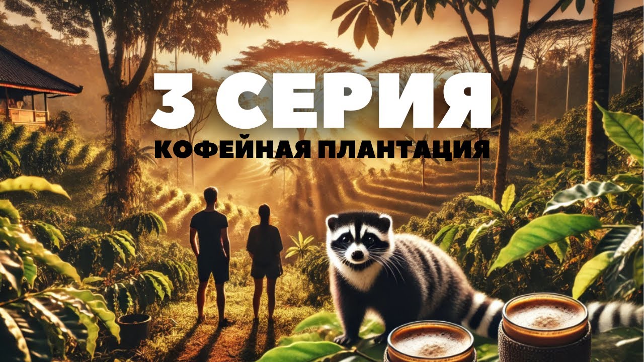 ПЛАНТАЦИЯ КОФЕ | ЗНАМЕНИТЫЙ КОФЕ ЛЮВАК | 3 СЕРИЯ | БАЛИ