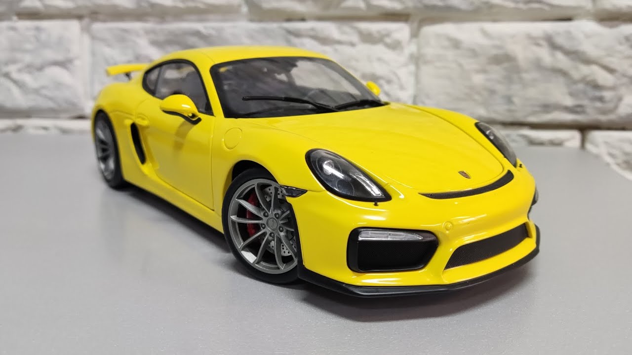 Porsche Cayman GT4 1:18 Schuco
