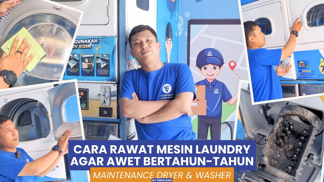 Cara Rawat Mesin Laundry Agar Awet Bertahun Tahun! (Maintenance Dryer & Washer)