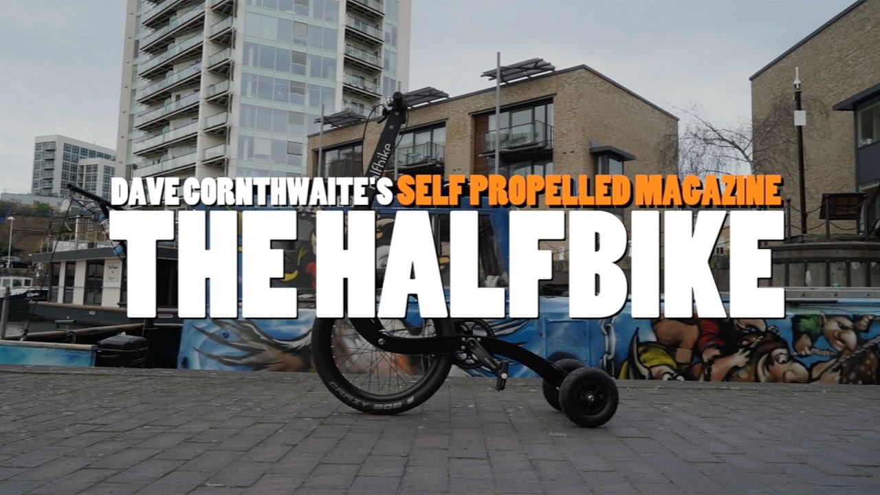 A closer look at the Halfbike - the pedal powered answer to a Segway