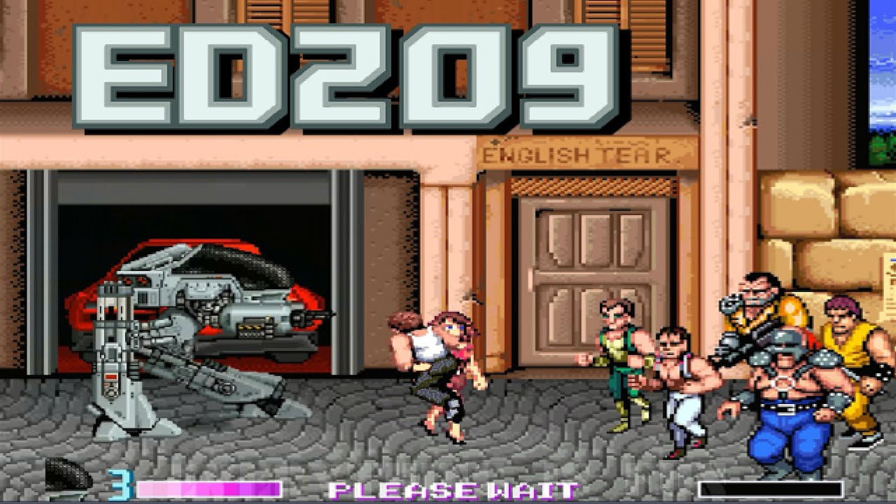 OpenBOR Double Dragon Reloaded - ED209 #Gameplay #Download