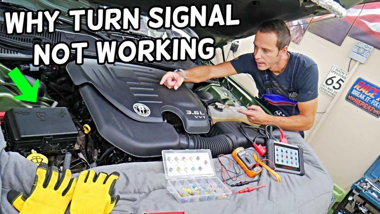 DODGE CHARGER TURN SIGNAL DOES NOT WORK, WHY TURN SIGNAL IS NOT WORKING