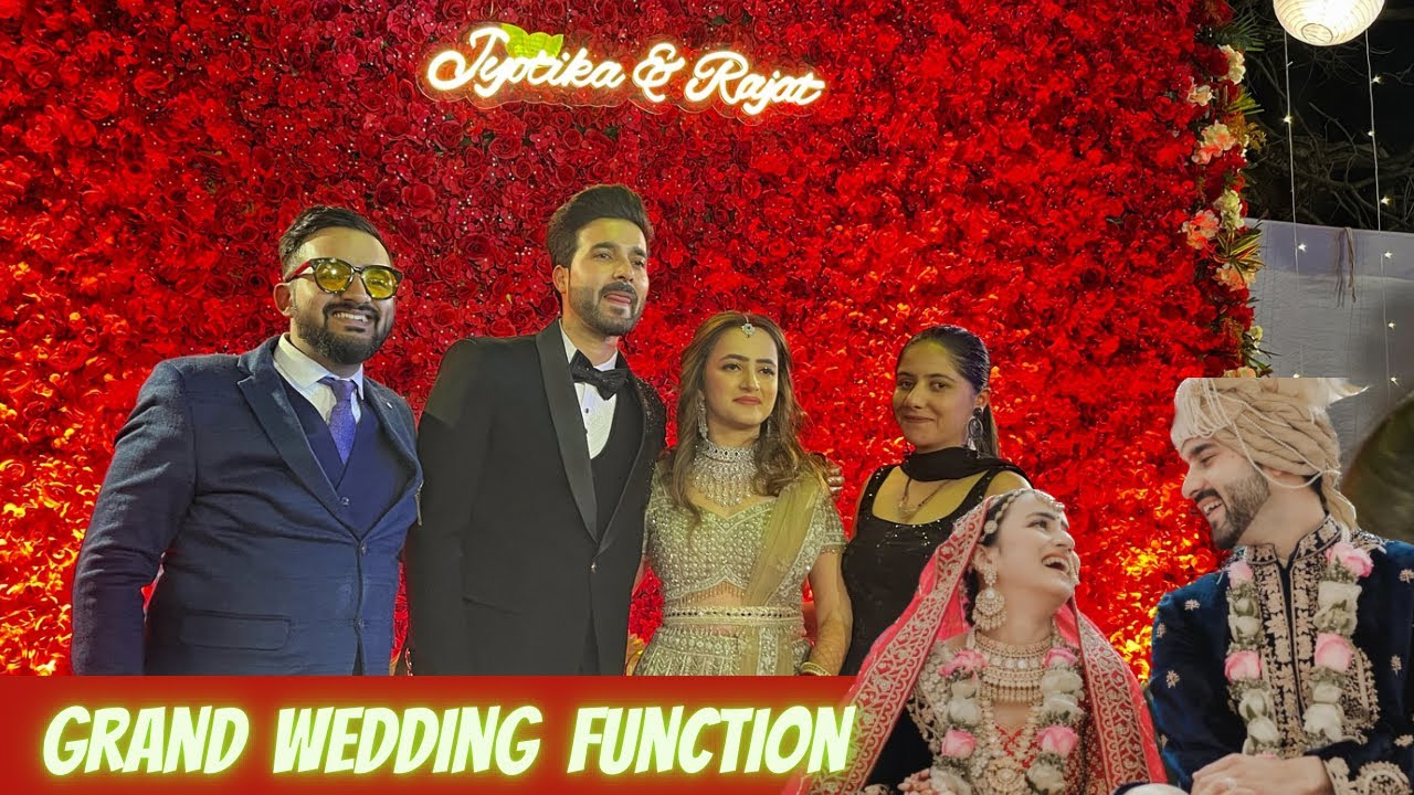 Biggest Marriage Reception / Congratulation Di & Jiju @JyotikaRajat