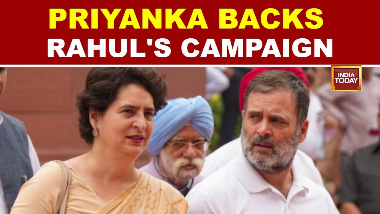 Priyanka Gandhi Backs Rahul Gandhi's Campaign On Students' Issues | Congress