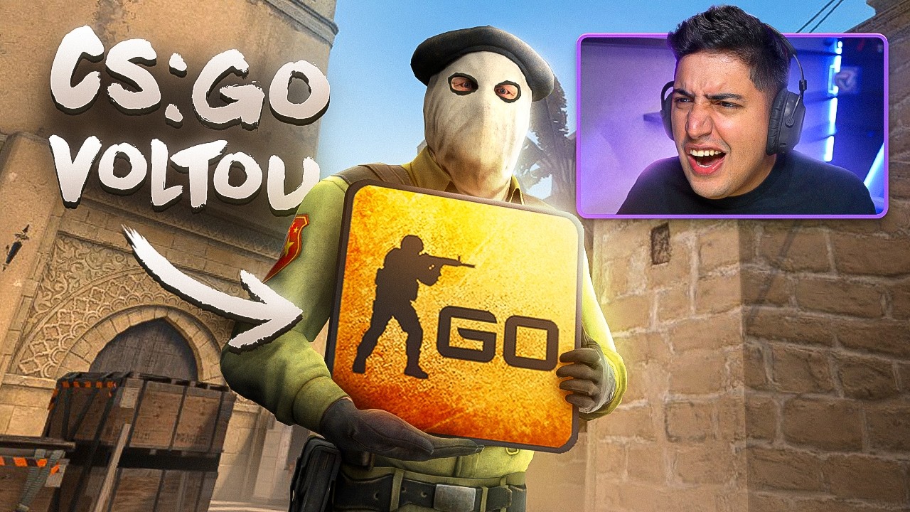 É OFICIAL!! A VALVE TROUXE O CS:GO DE VOLTA (Joguei pela primeira vez depois de 3 anos)