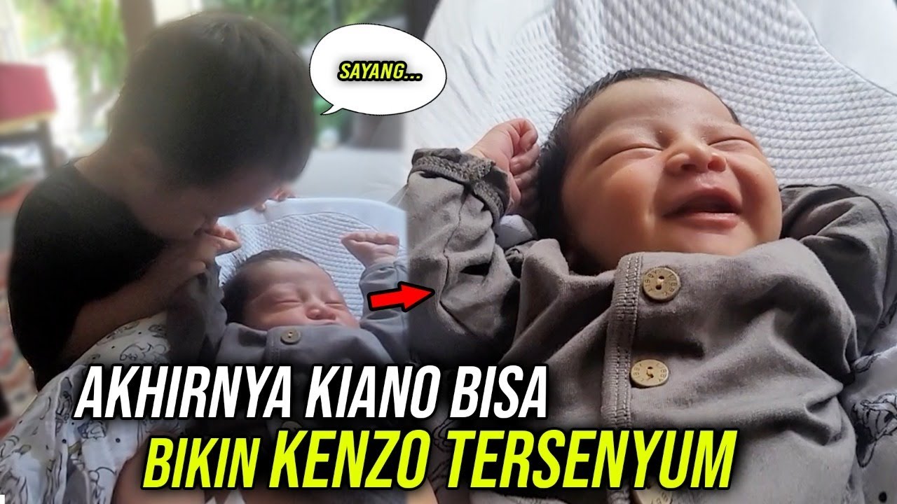 PERTAMA KALI KIANO BISA BIKIN KENZO TERSENYUM...
