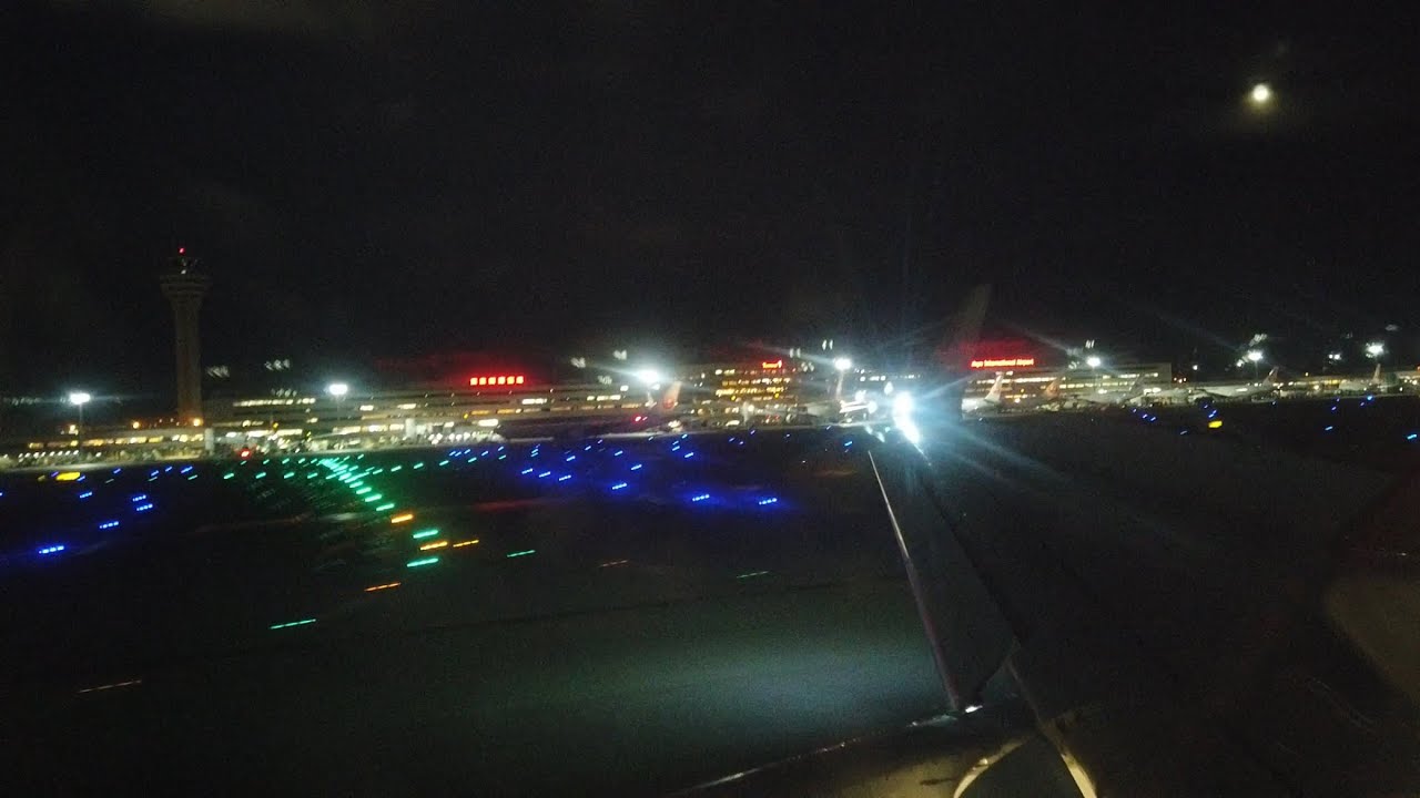 羽田空港 着陸(風景・音楽のみ)