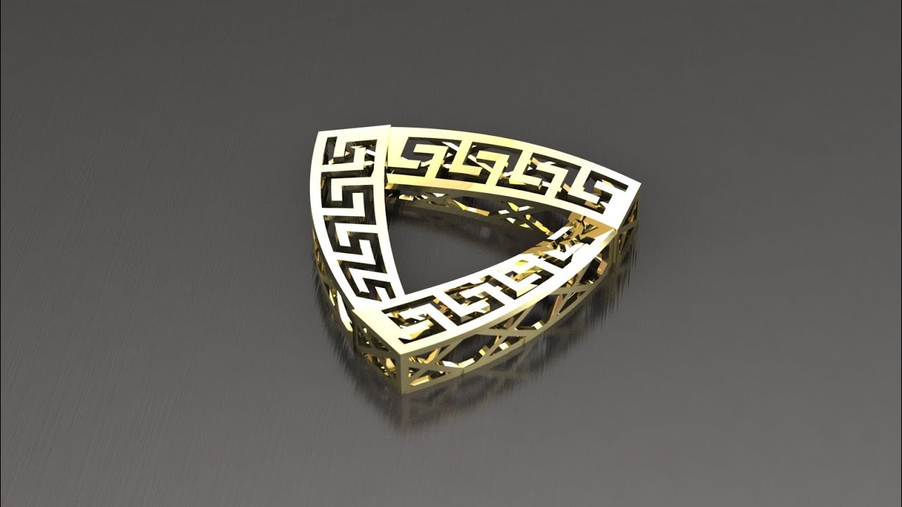 Creating a Luxury Versace-Inspired Medallion | Mesmerizing Gold Details & Iconic Design