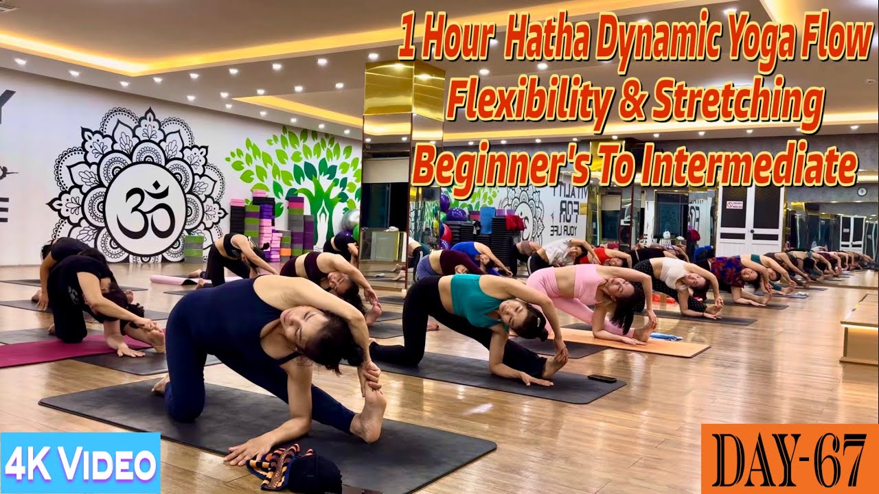 DAY-67 1 Hour Hatha Dynamic Yoga Flow Flexibility & Stretching | Master Ranjeet Singh Bhatia | 