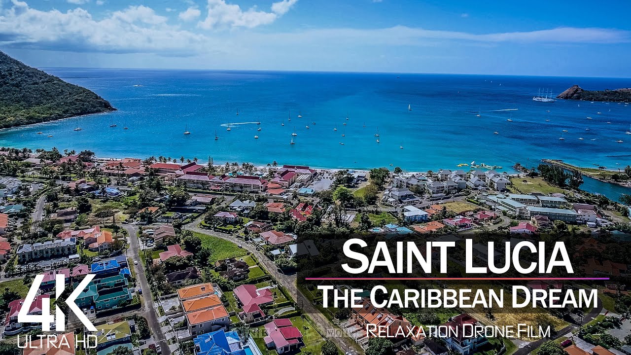 【4K】🔥 SAINT LUCIA from Above 2021 🔥 Cinematic Wolf Aerial™ Drone Film