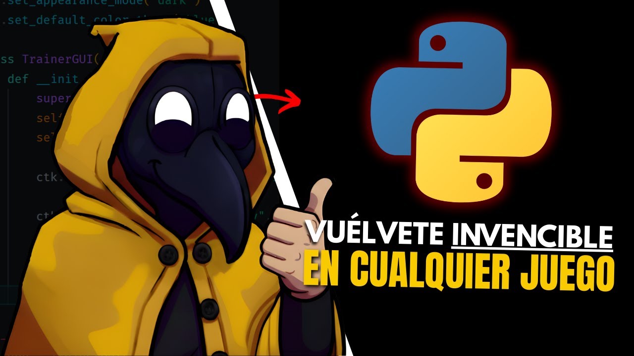🟡 C&oacute;mo Hackear CUALQUIER Juego Usando PYTHON (muy f&aacute;cil)