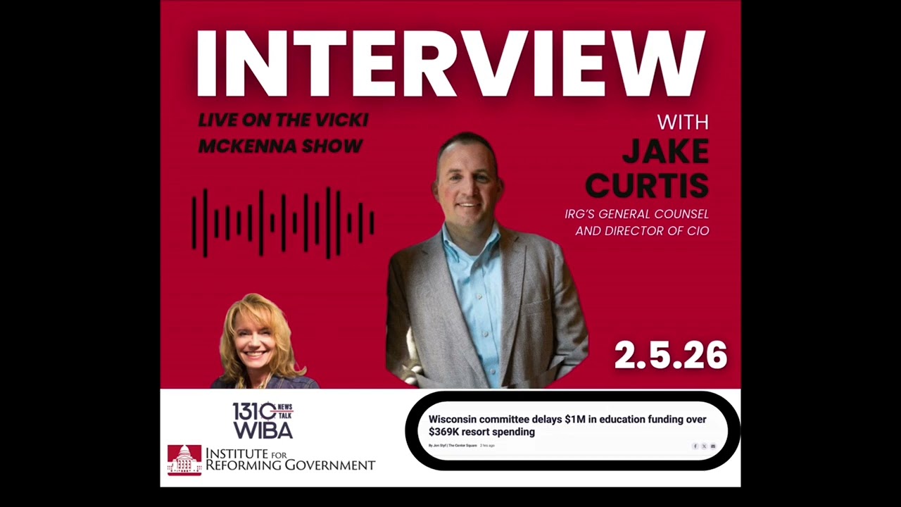 IRG's Jake Curtis Joins the Vicki McKenna Show to talk about DPI Spending