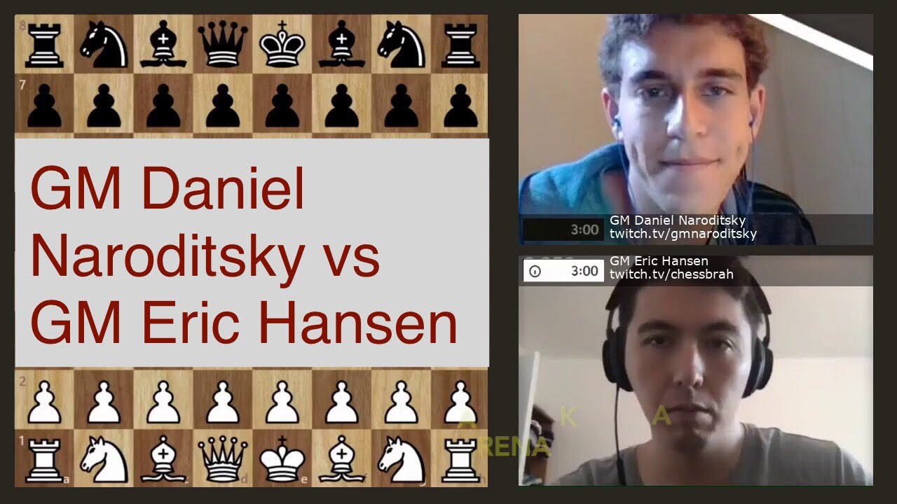 Sync'd Chess Ep 22: Chessbrah GM Eric Hansen vs. GM Daniel Naroditsky