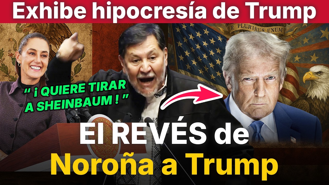 Noroña revienta a Trump: “No venga a ‘salvar’ a México”