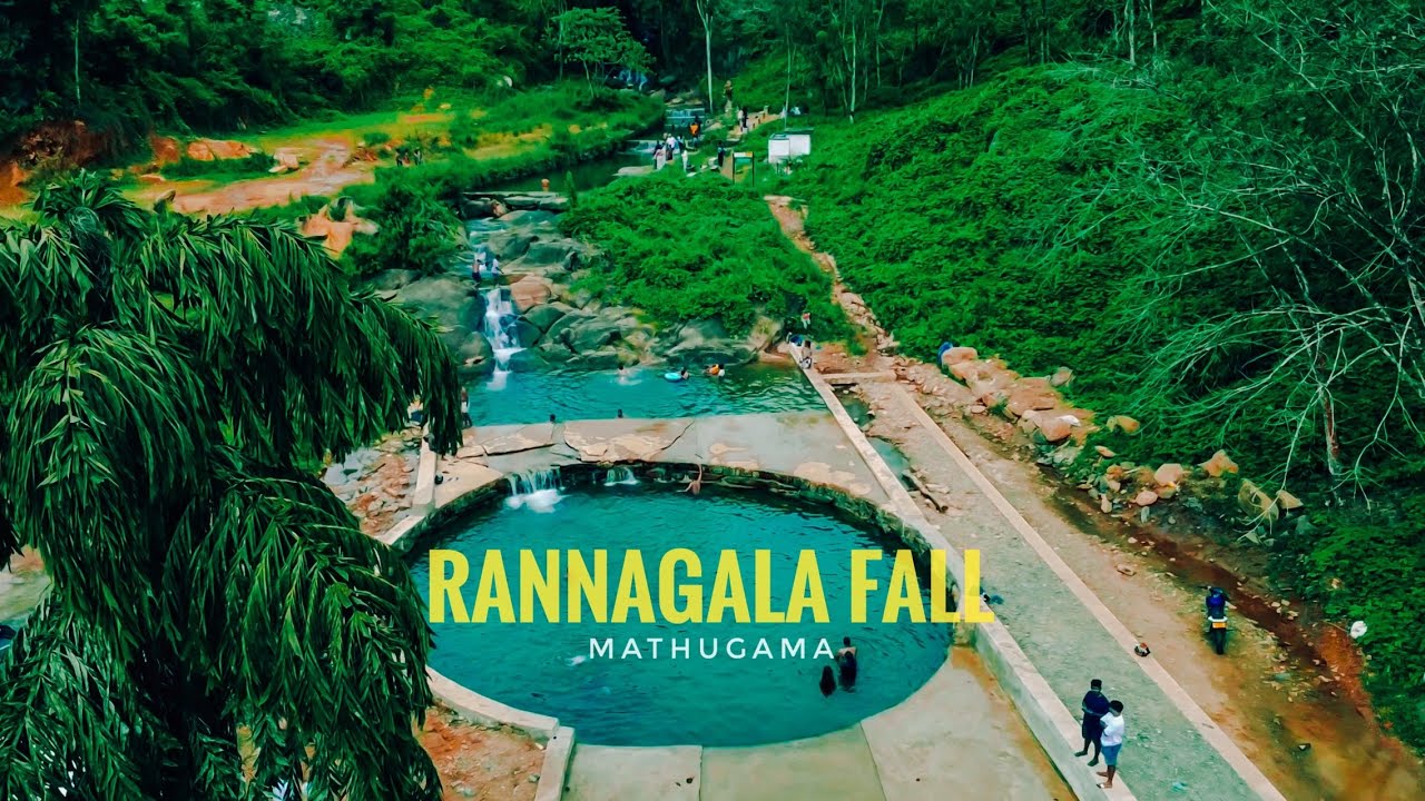 රන්නගල ඇල්ල -Rannagala Fall Mathugama in 4K Drone