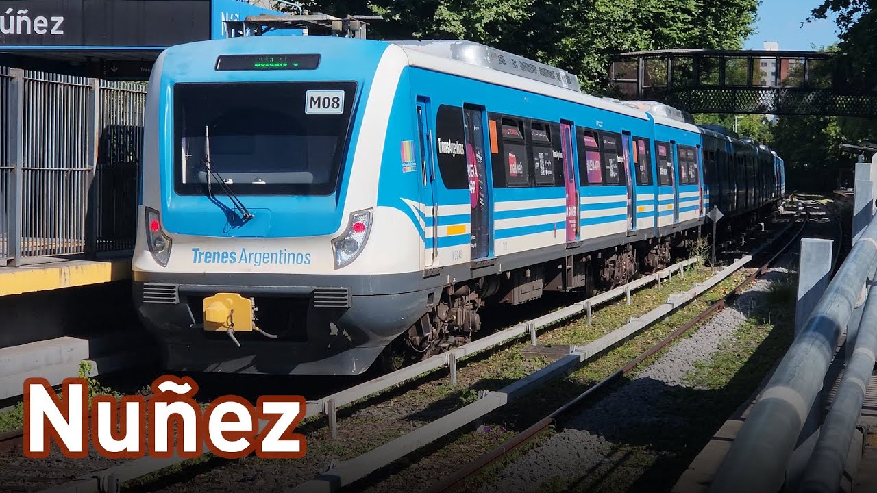 [Línea Mitre] Trenes en Nuñez