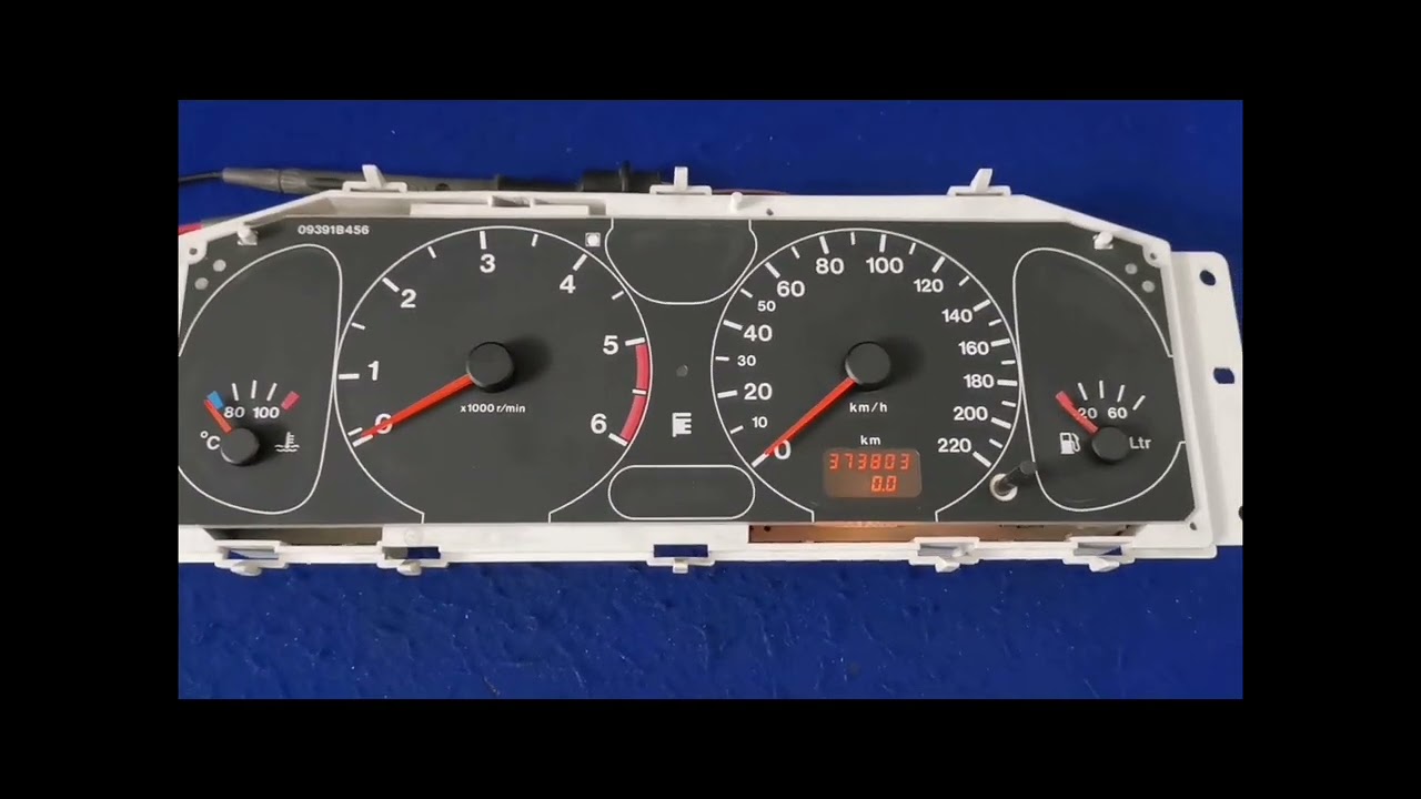 Painel de instrumentos Opel Fronteira B - Reparação 