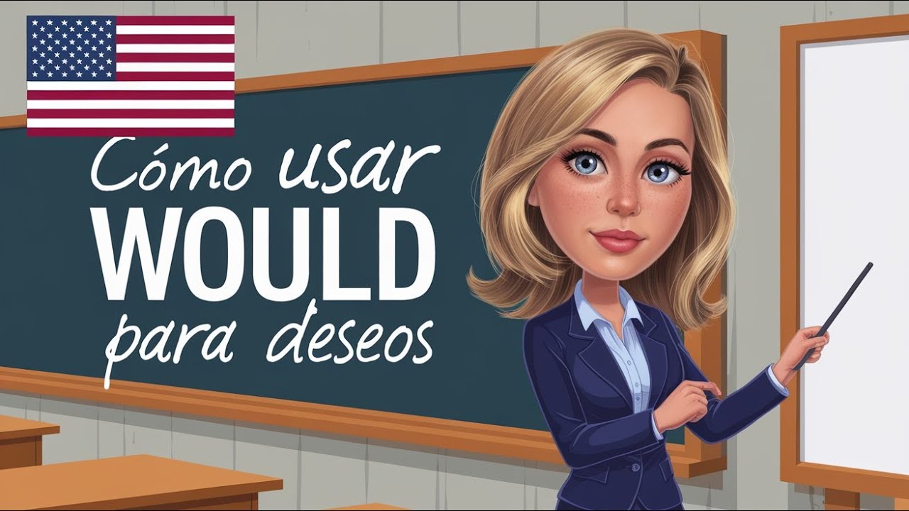 Práctica tu inglés 🔤🔥 Domina WOULD para hablar con cortesía y expresar deseos #LearnEnglish