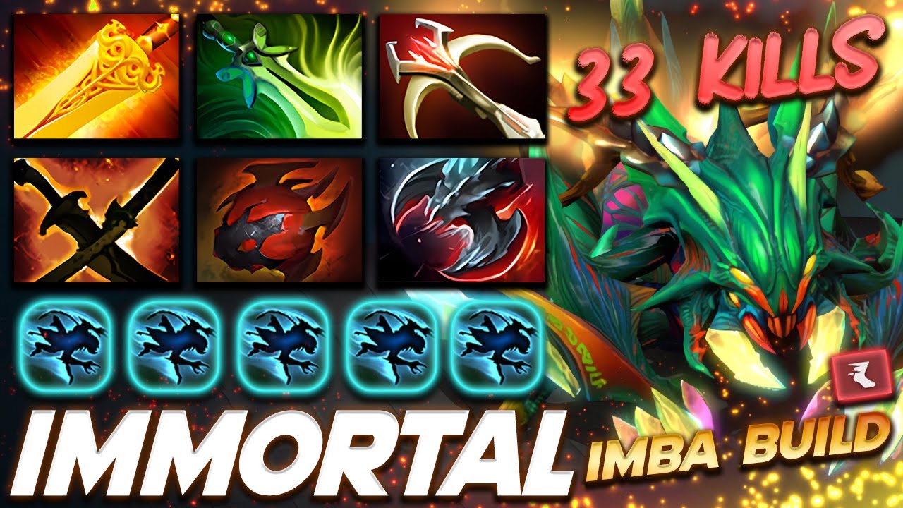 Weaver Imba Build Super Damage 33 Frags - Dota 2 Pro Gameplay [Watch & Learn]