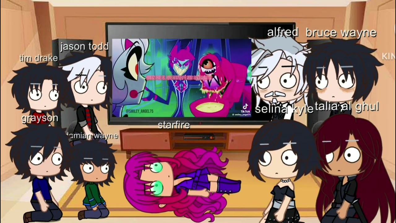 batifamilia reacciona a hell's greatest dad (hazbin hotel x batifamilia AU)