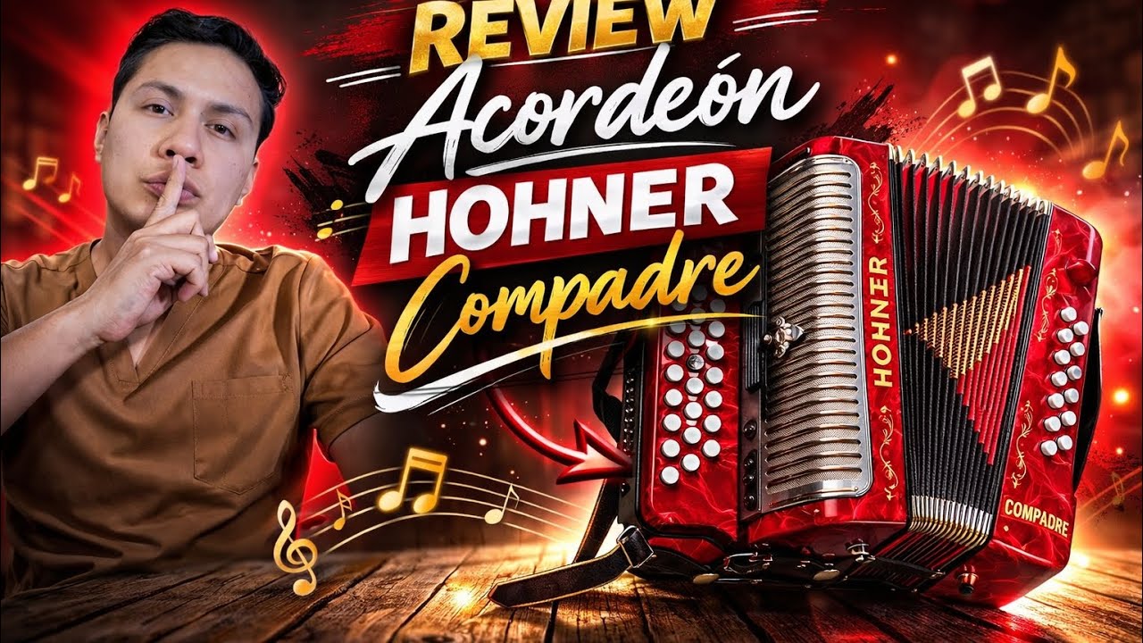 Review  a mi acordeón hohner compadre tono de G 