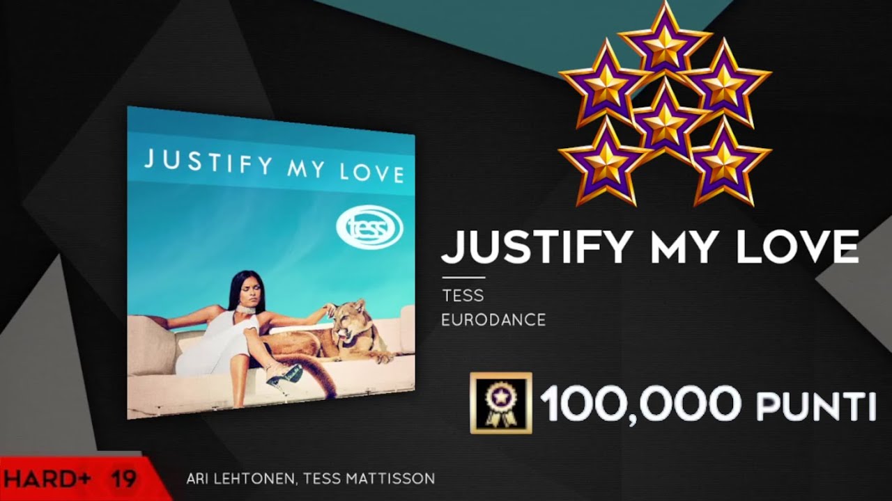 StepManiaX - Justify My Love, hard 19 - 100000 APC - werdwerdus