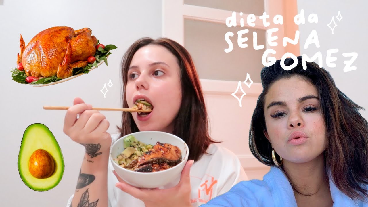 tentei seguir a dieta da SELENA GOMEZ por um dia! *testei meus limites*