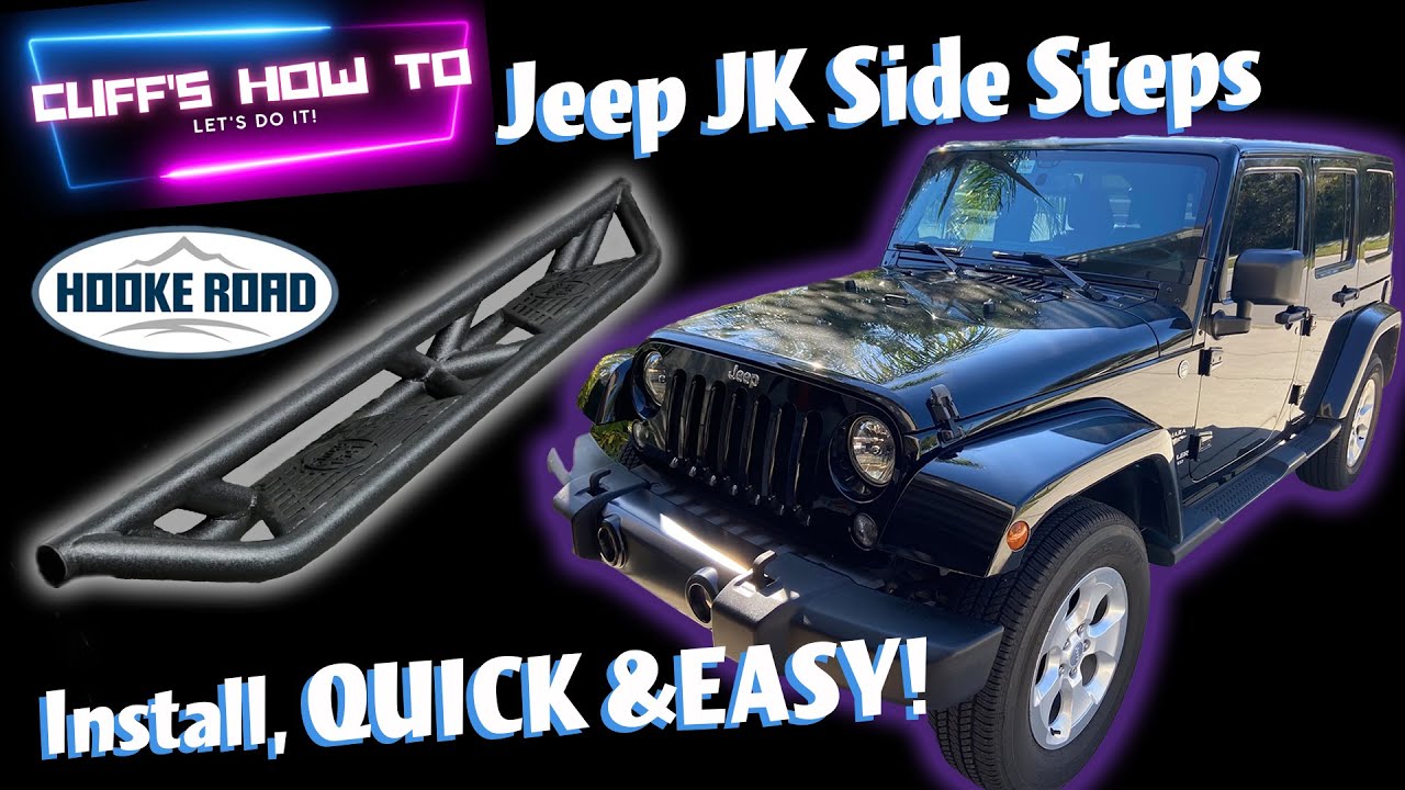 Jeep JK Hooke Road Side Step Install