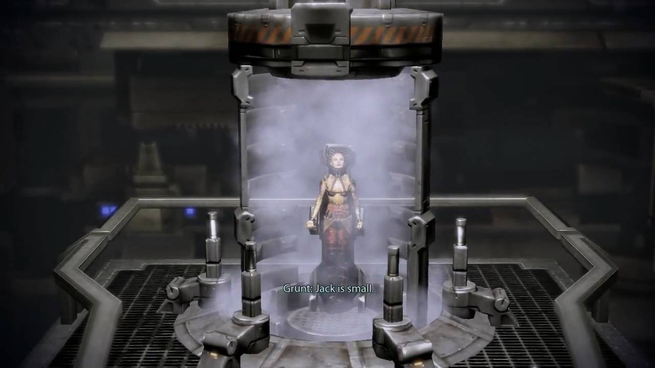 Mass Effect 2 - Getting Jack out of Cryo (Hidden Dialogue)