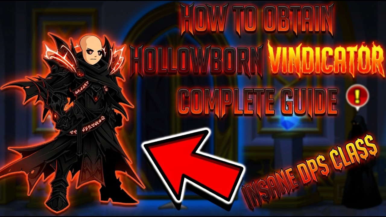 =AQW= КАК ПОЛУЧИТЬ HOLLOWBORN VINDICATOR (ИМБОВЫЙ DPS КЛАСС)!