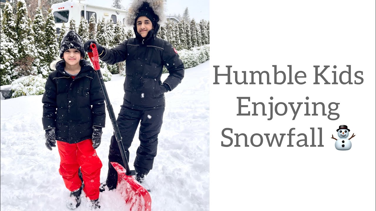 Humble Kid’s Enjoying Snowfall ⛄️ | Shinda Grewal | Ekom Grewal | Gippy Grewal |