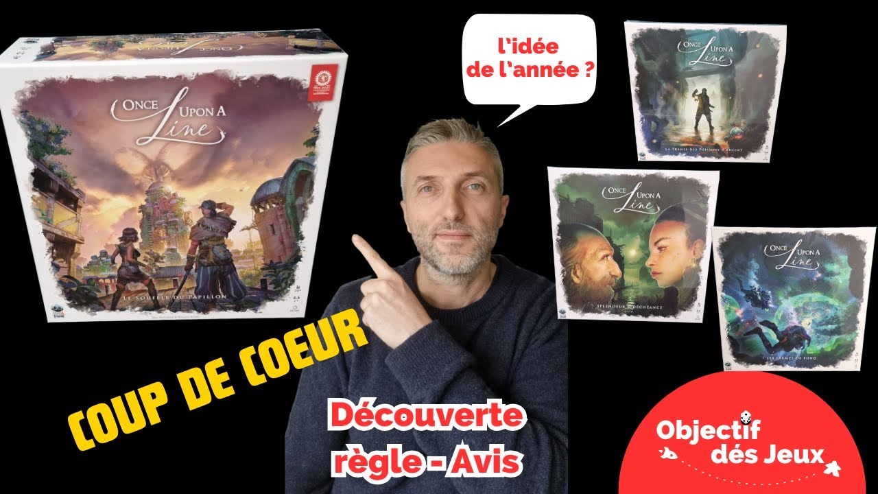 Once upon a line | Découverte, règle du jeu à gratter issu Kickstarter édité par Perte et Fracas.