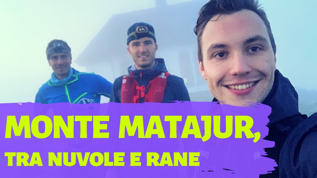 Monte Matajur, tra nuvole e rane